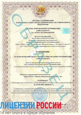 Образец разрешение Волоконовка Сертификат ISO/TS 16949